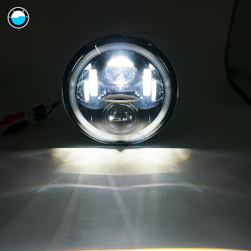 Новые 7 дюймов LED полный галогеновые фары головного света &quotмотоциклетные для Honda