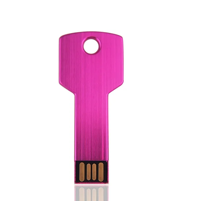 Металлический ключ usb флэш накопитель с логотипом на заказ водонепроницаемый