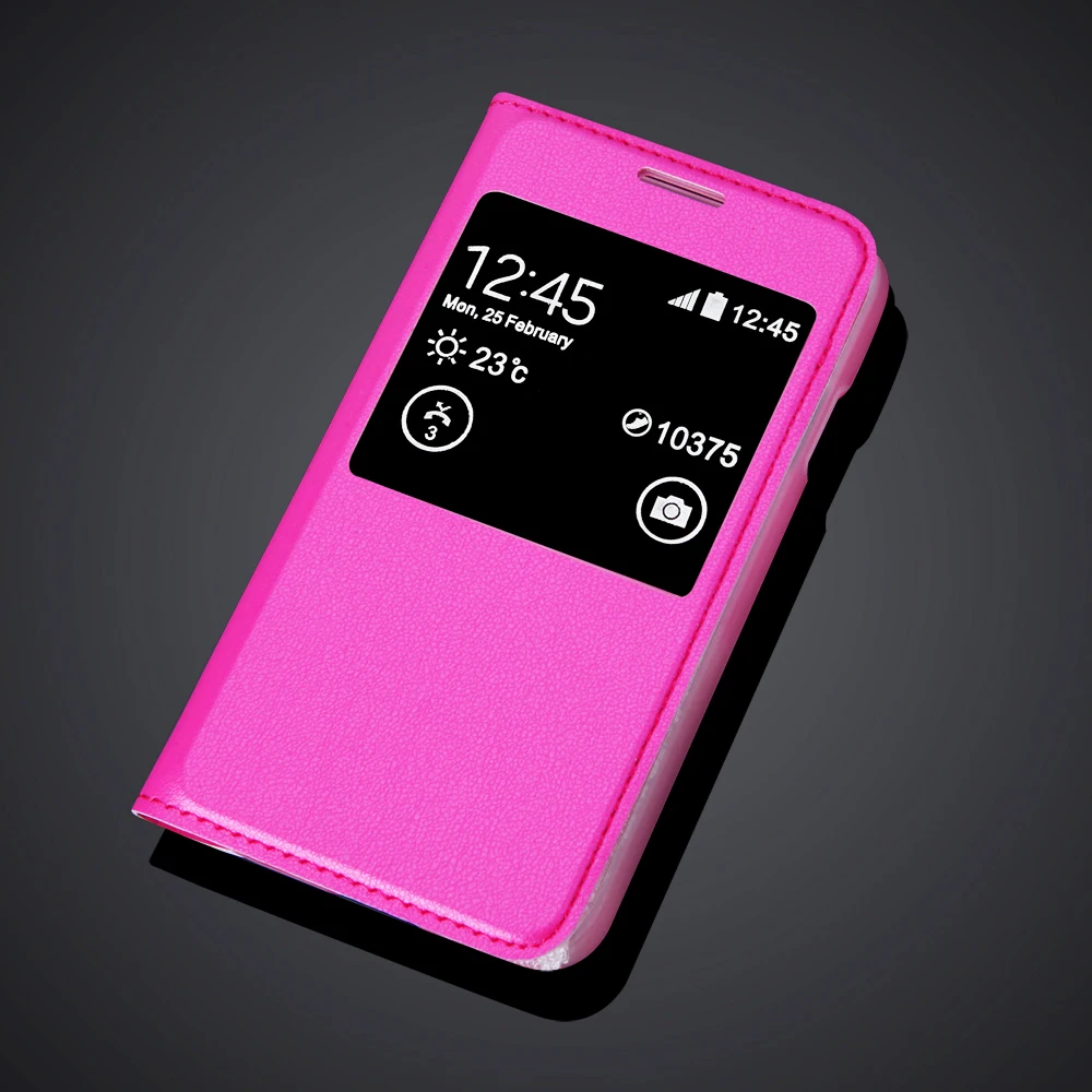 Модный Роскошный чехол модный защитный из искусственной кожи с окошком для