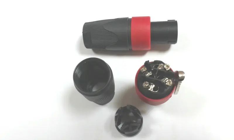 20 шт Высокое качество 4 Pin штекер совместимый аудио кабель Разъем красный|connector