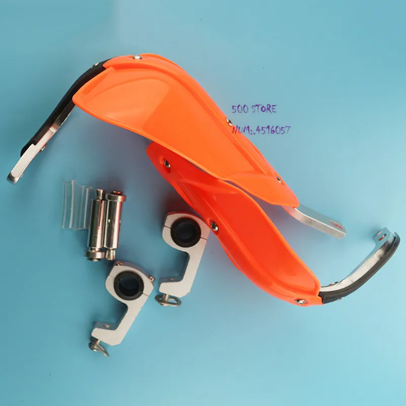 Хороший Оранжевый 22 мм moto rbike защита рук moto rcycle handguard части moto защита moto крест для suzuki honda SXF питбайк
