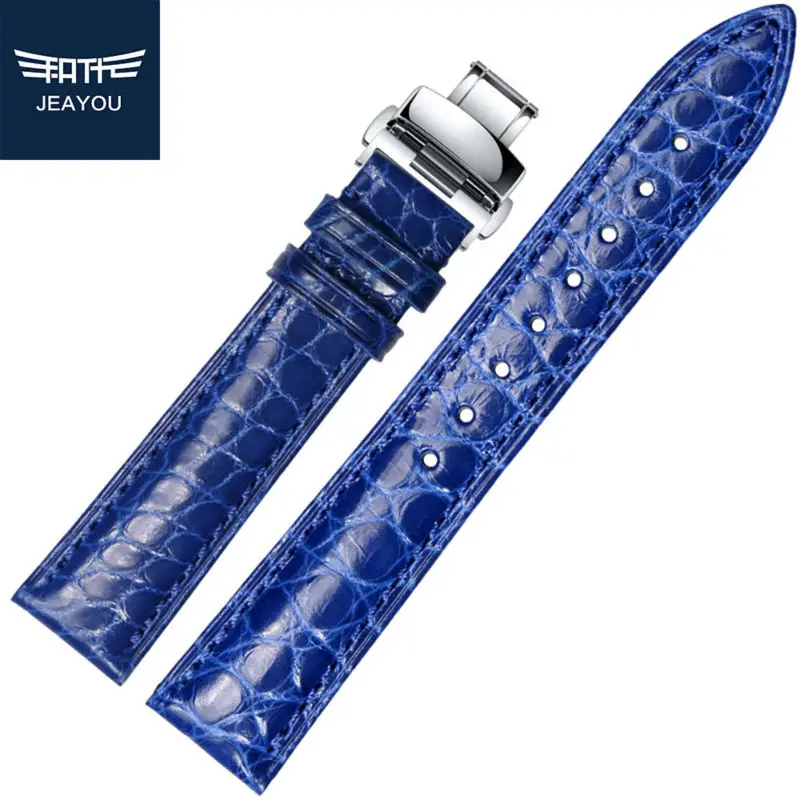 JEAYOU настоящий Аллигатор хорошее качество часы браслет для женщин Tissot/Mido/Casio