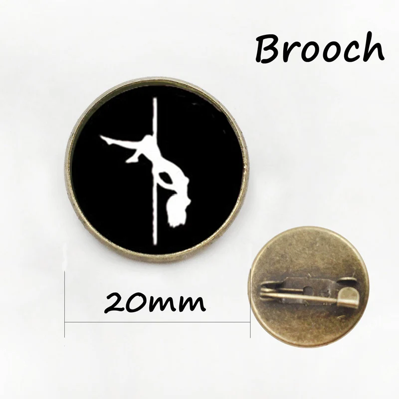 Брошь с балериной для танцев гимнастики йоги | Украшения и аксессуары