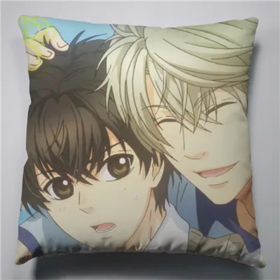 Коричневый Аниме Манга SUPER LOVERS 40x40 см наволочка чехол для подушки сиденья постельное белье 002 - Цвет: Коричневый