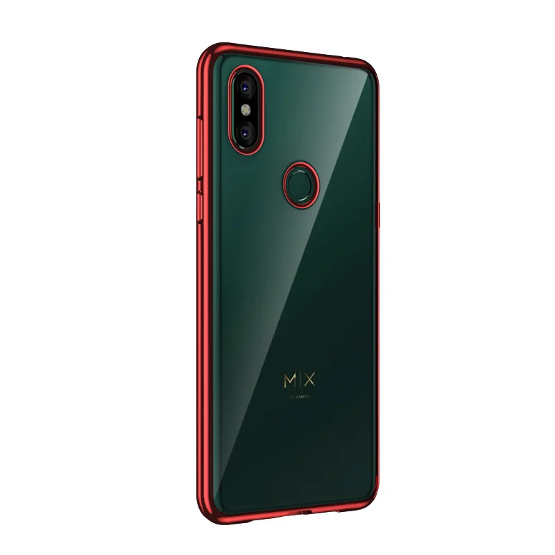 Red Чехол для xiaomi mi x 3, окрашенный ПК, рамка с рисунком Vpower, кристально чистый ПК, Жесткий Чехол для телефона, чехол для xiaomi mi x3 mi x 3 - Цвет: Red