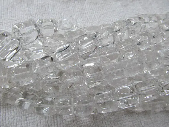 

LOT natural white quartz beads, 10-14mm 10strands 16inch strand,freeform column bar crystal gergous jewelry beads