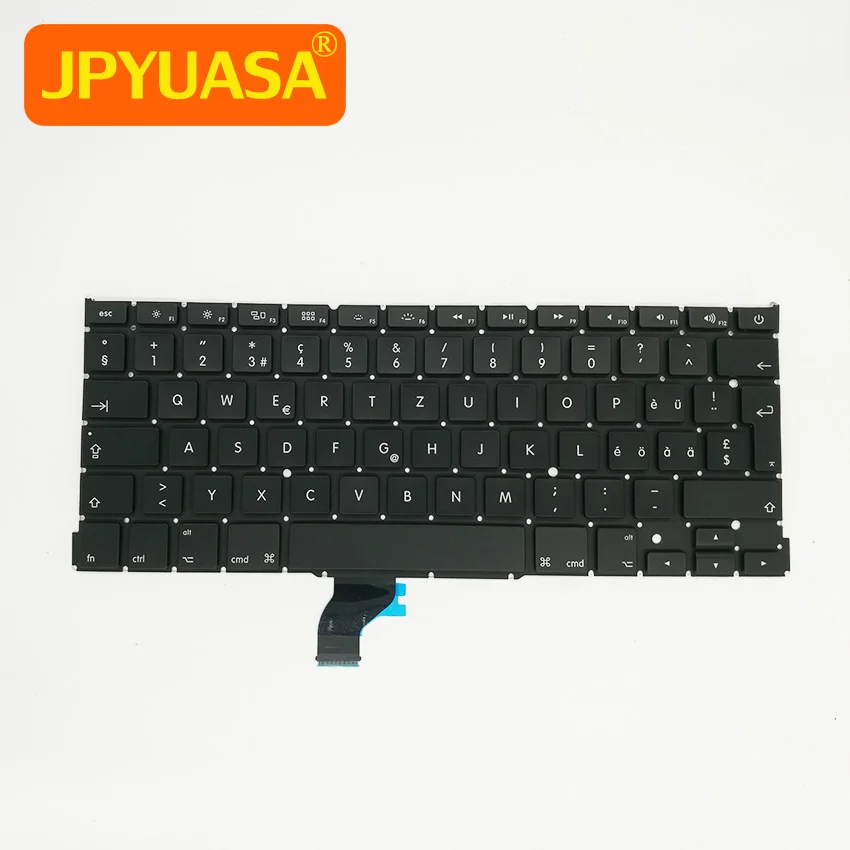 Новая сменная клавиатура Швейцарский Стандарт для Macbook Pro 13 дюймов A1502 2012 2015