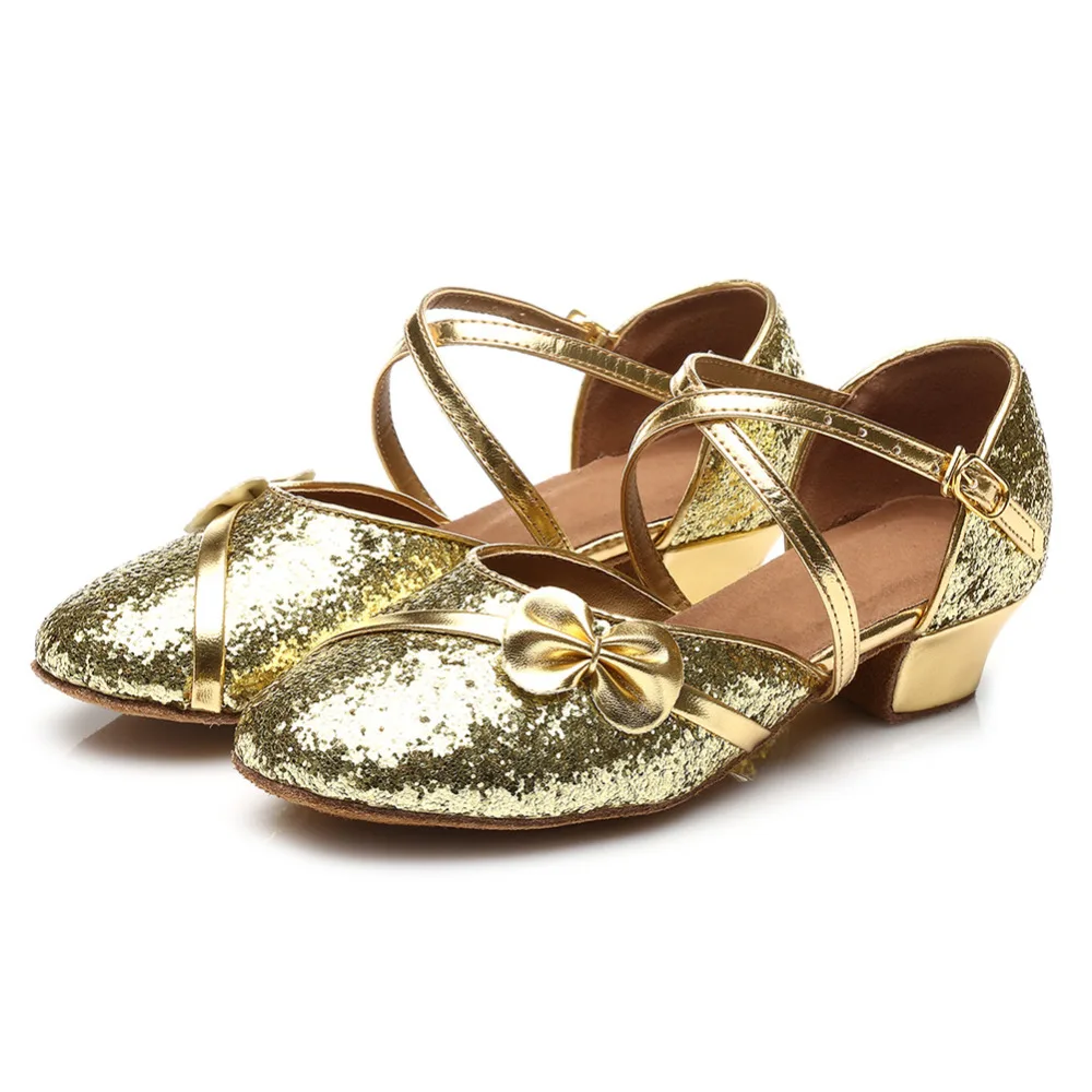 Туфли для латиноамериканских танцев девочек и женщин Обувь бальных танго сальсы