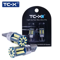 tc x 2pcs w5w t10 led bulb 57 leds 3014 smd emc can bus car interior signal light 12v white super bright door light luggage lamp