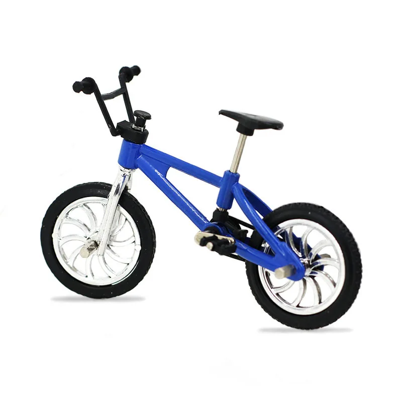 Горный Велосипед Fixie велосипед игрушка мини Fuctional Finger игрушечные велосипеды bmx творческая игра мастерство игрушка подарок случайный цвет - Цвет: A-blue