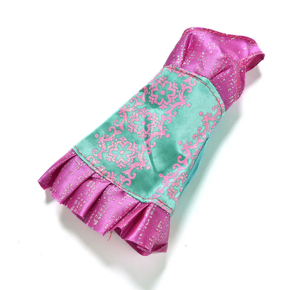 Прекрасные подарки для детей лоскутное платье с принтом на одно плечо s