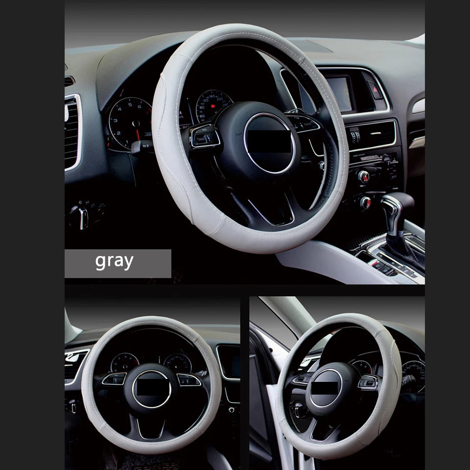 Натуральная кожа чехол рулевого колеса автомобиля четыре сезона для Mini Cooper Chevrolet Cruze Aveo Lacetti сиденья Ibiza Mazda 3 6 CX-5 CX