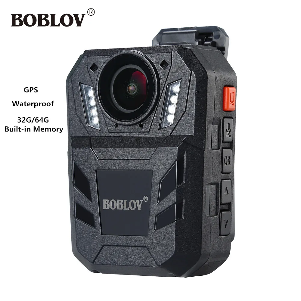 Белый BOBLOV Full HD 1296P gps камера ночного видения водонепроницаемый ИК инфракрасный видео регистратор камеры наблюдения - Цвет: Белый