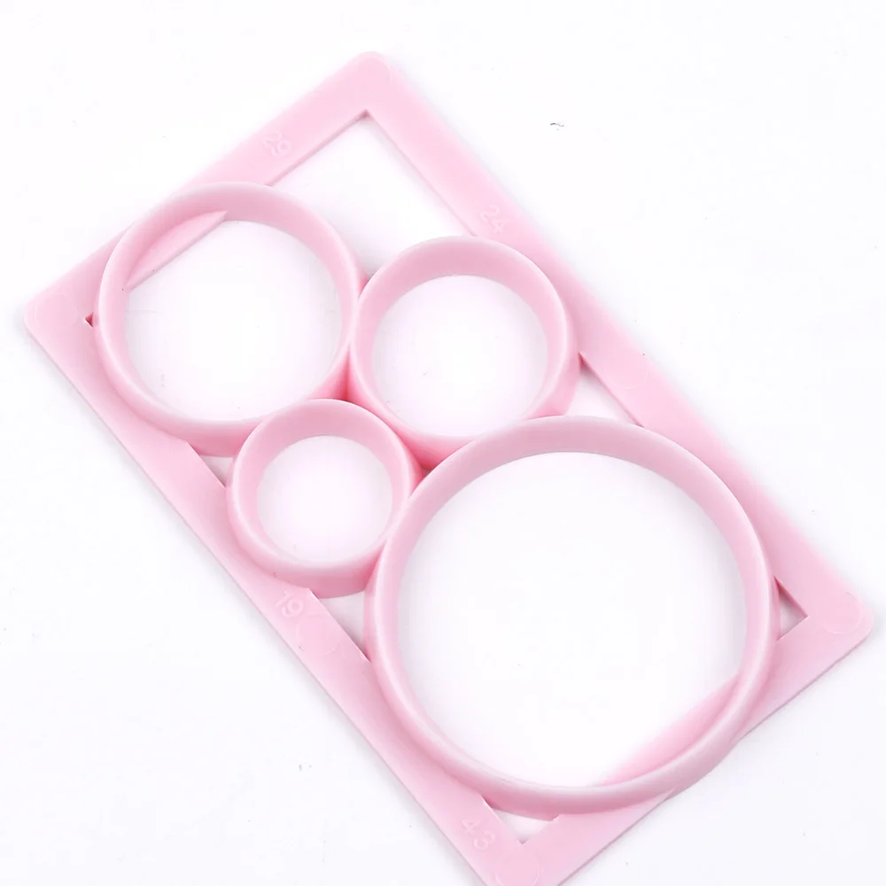 1 pc круглой формы Пластик Fondant (сахарная) Оригинальные формочки для печенья в виде