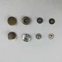 50pcs rapid rivet button snap fastener combined decorative button botones para manualidades botoes para costura 10mm12 5mm15mm