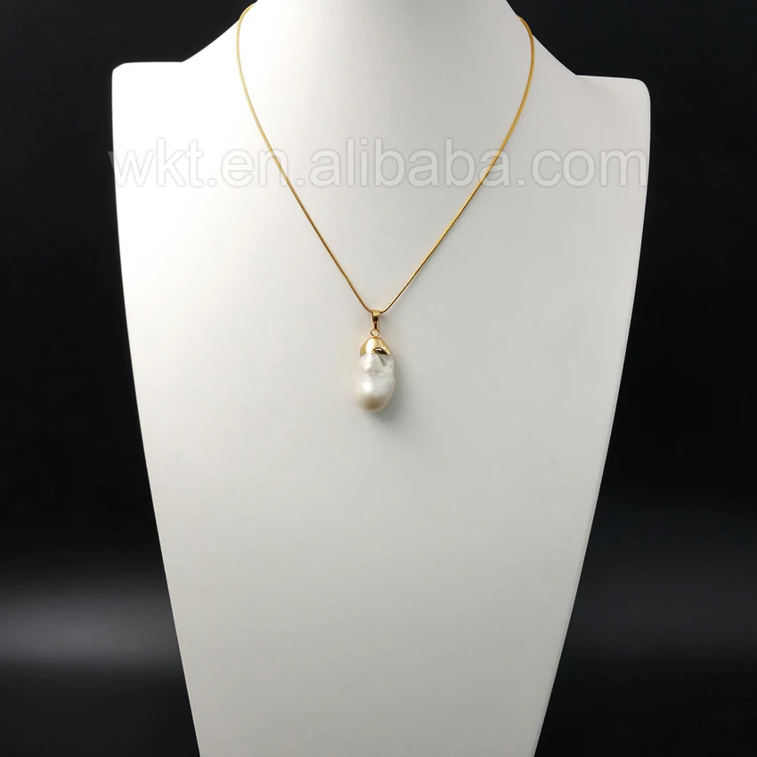 Оптовая продажа подвеска из натурального пресноводного жемчуга ожерелье