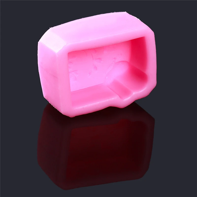 2019 Новое Розовое Силиконовое Мыло Форма в виде животных DIY для украшения тортов