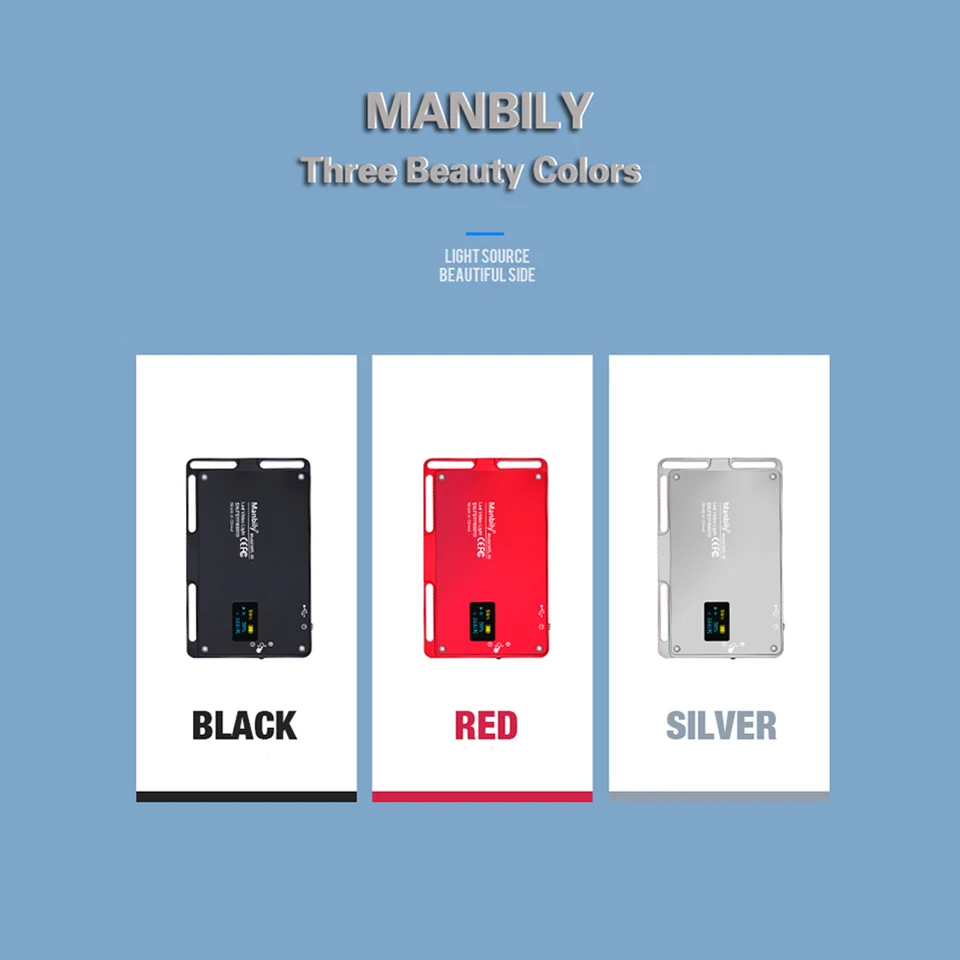 Manbily светильник для фотографической камеры 3500-5700K 96 шт. светодиодный двухцветный заполняющий светильник ing лампа для фотографии видео макияж прямая трансляция