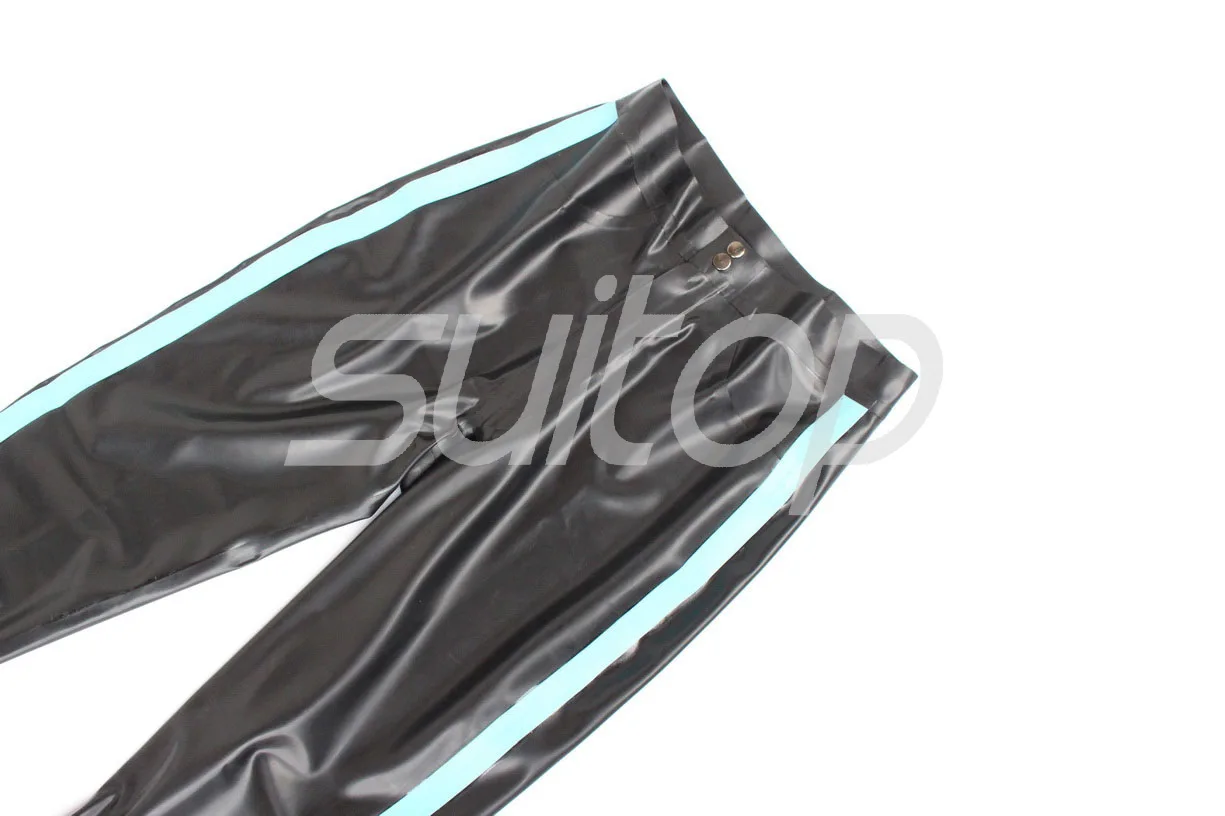 Мужские резиновые джинсы с застежкой спереди 0 4 мм|rubber trousers|mens rubber jeanslatex men trousers |