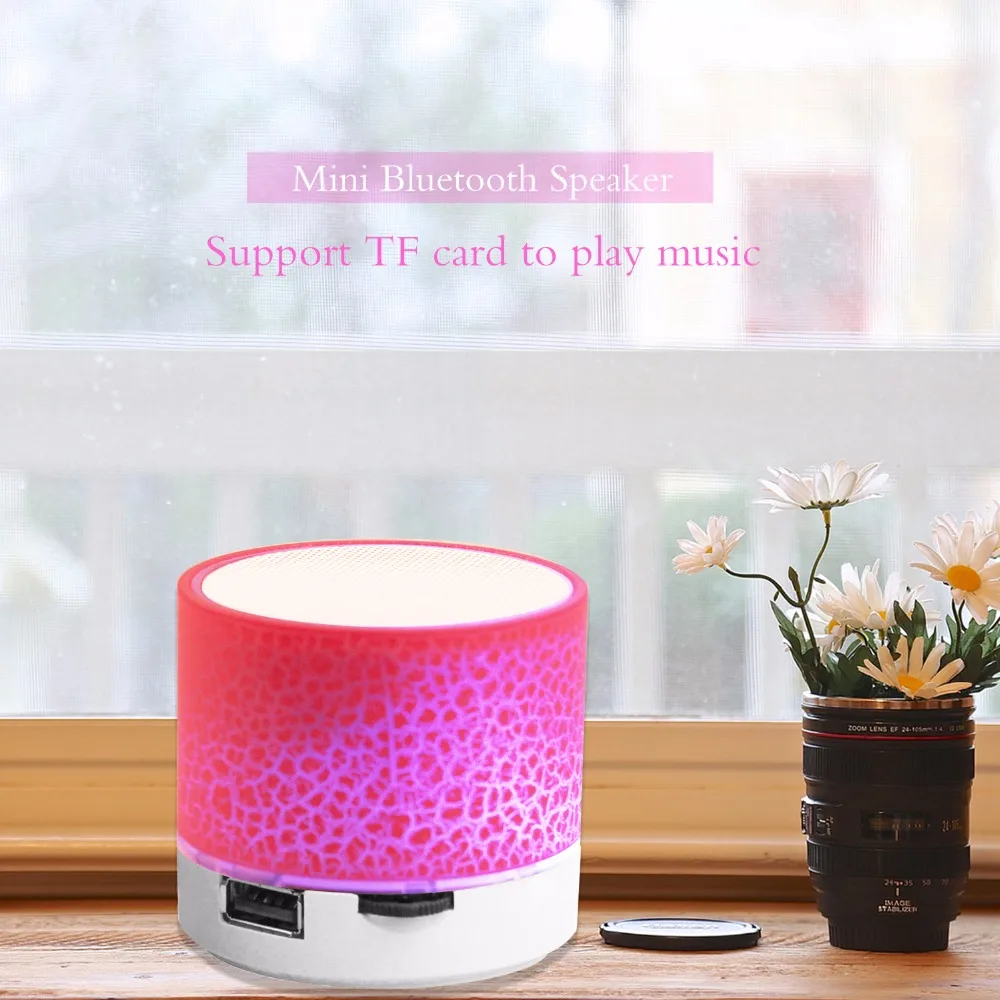 Fatmoon калонка мини динамик bluetooth портативный беспроводной smart led подсветкой