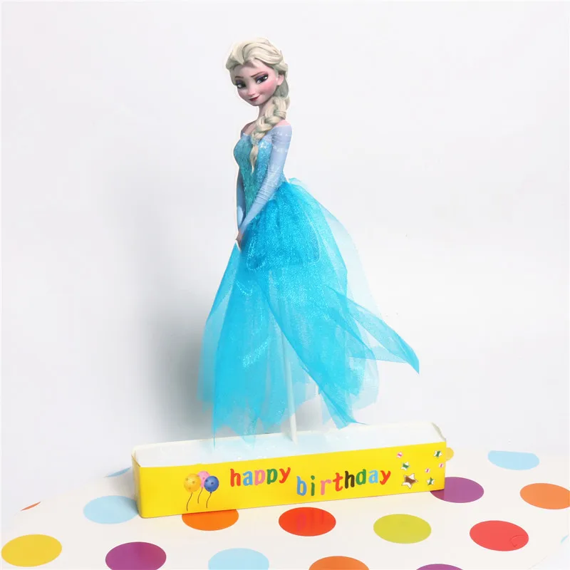 Новинка Снежная королева Эльза Анна София принцесса кекс топперы аксессуары для