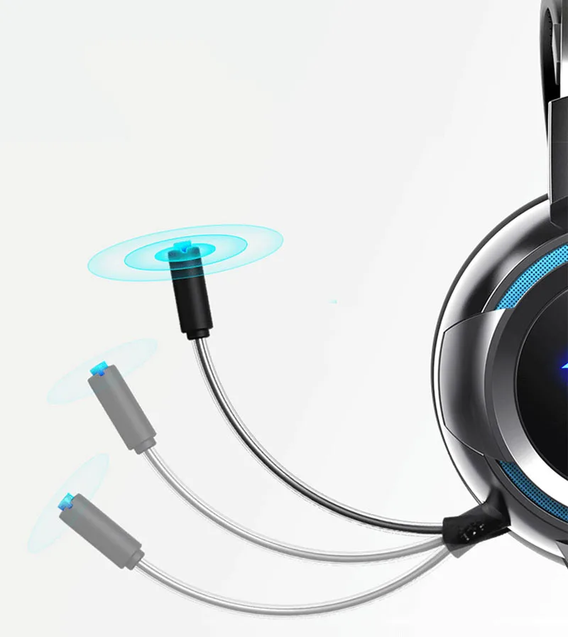 Профессиональная USB E-Sport игровая гарнитура 7,1 С светильник студийные наушники глубокий НЧ, Проводная гарнитура наушники для ПК ноутбука геймера