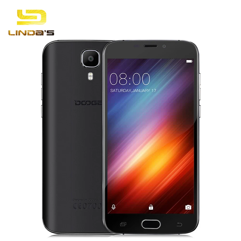 Doogee X9 про мобильный телефон отпечатков пальцев 5.5 &quotMTK6737 4 ядра Android 6.0 2 ГБ