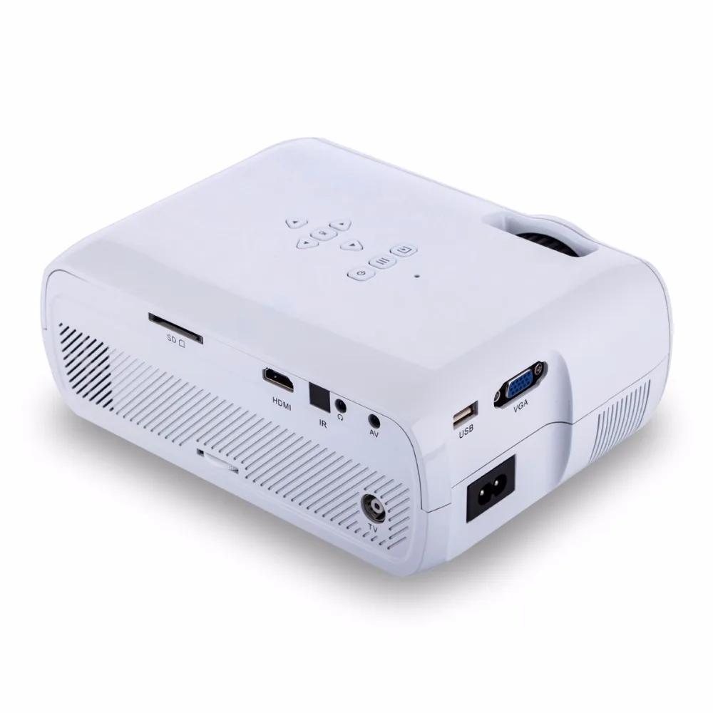 U80 плюс проектор 2000 люмен Портативный Офис HD uhappy светодио дный Proyector Android 6,0 WI-FI Smart ЖК-дисплей 1080 P видео Media Player