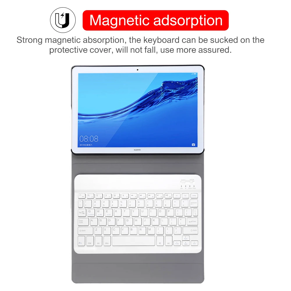 Клавиатура чехол для Huawei MediaPad M5 10 8 Pro CRM AL09 W09 беспроводная клавиатура