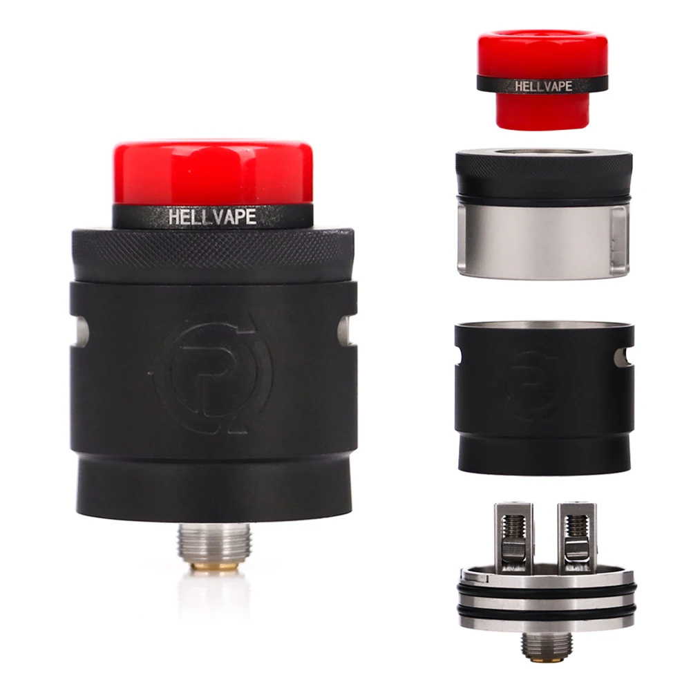 Hellvape Passage RDA Tank 24 мм электронная сигарета распылитель 2 поста с 510 BF Pin fit Squonkor мод Vape