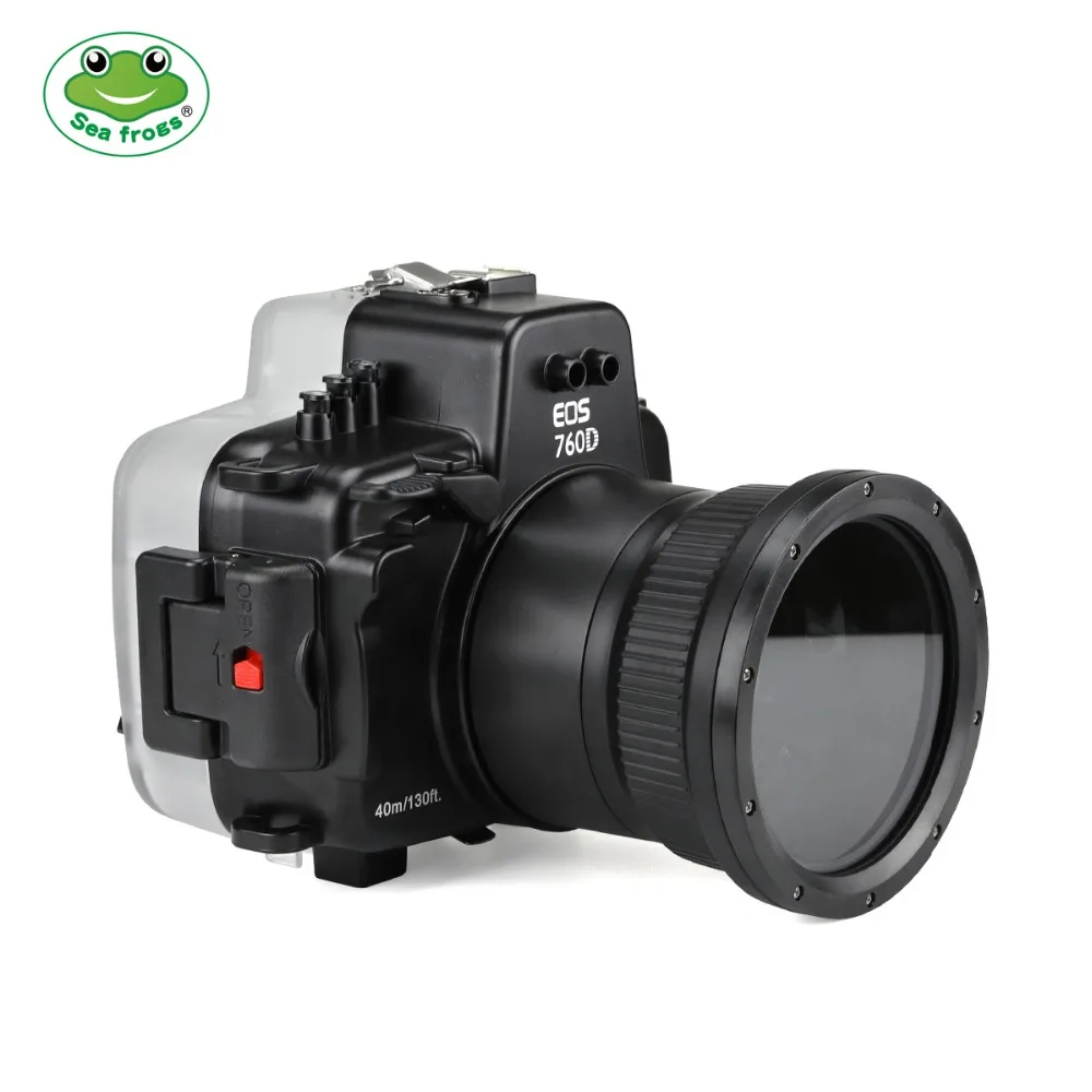 Водонепроницаемый корпус для камеры Canon EOS 760D 18 55 135 мм подводная фотография до 40 м