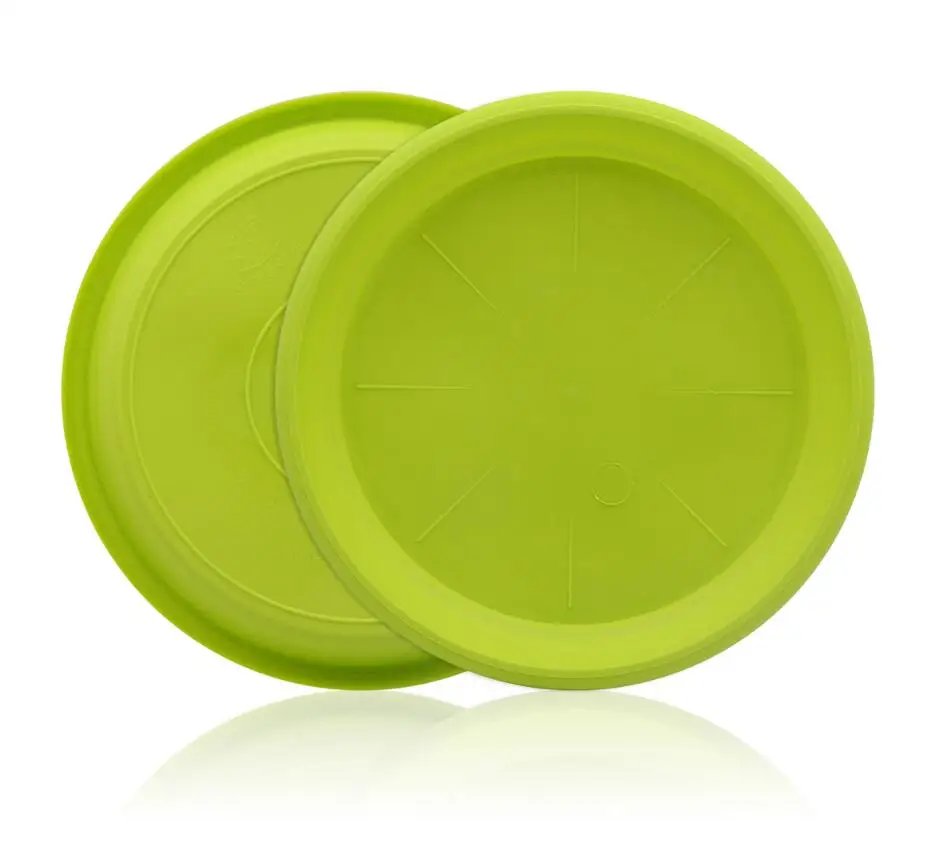 green 5pcs Лотки для цветочных горшков, пластиковая подставка для цветов, чаши для растений, тарелки для горшки для суккулентов, лотки для сада, Декор для дома, ремесло - Цвет: green 5pcs