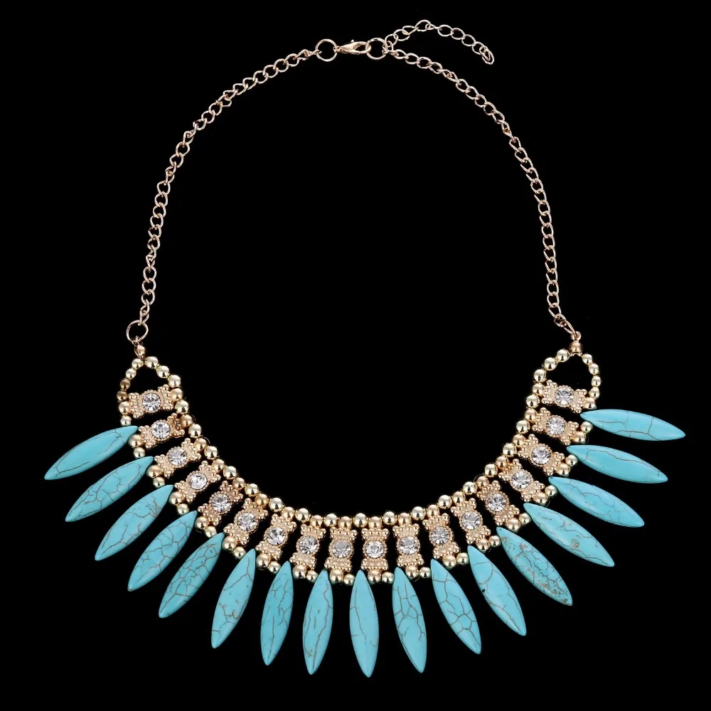 Горячая распродажа ожерелья Чокер с позолоченными подвесками в виде тессальских листьев Ювелирные изделия Бижутерия Простое высказывание.