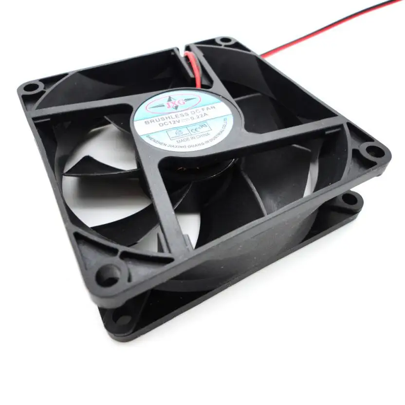 2017 1 шт. 80X80X25MM 12V 4Pin DC бесщеточный ПК чехол для компьютера охлаждающий вентилятор
