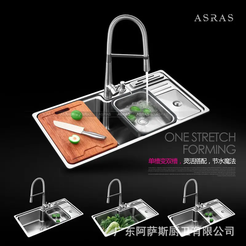 304 упаковка раковин из нержавеющей стали установленные раковины с одним