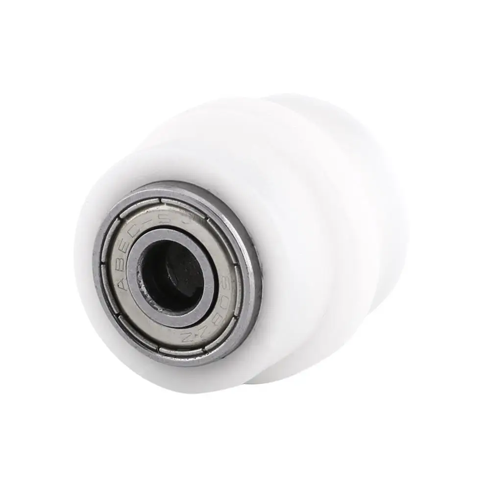 8mm White Приводная цепь натяжитель ролика шкив велосипеда колесо слайдер руководство для улицы ЭНДУРО МОТОЦИКЛ МОТОКРОСС ATV CRF CR XR YZ WR 8 мм 10 мм - Цвет: 8mm White