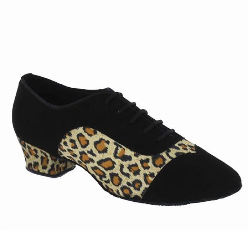Туфли мужские леопардовые на каблуке 4 см размеры США 5 13 5|latin shoes for men|dance latin shoeslatin |