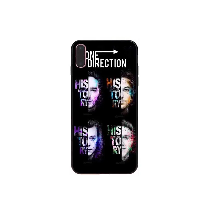 История One direction harry styles Хоран черный мягкий чехол для мобильного телефона Apple iPhone 7