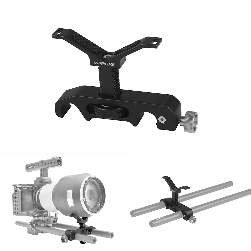 15 мм y образный длинный опорный кронштейн для объектива регулируемый по высоте