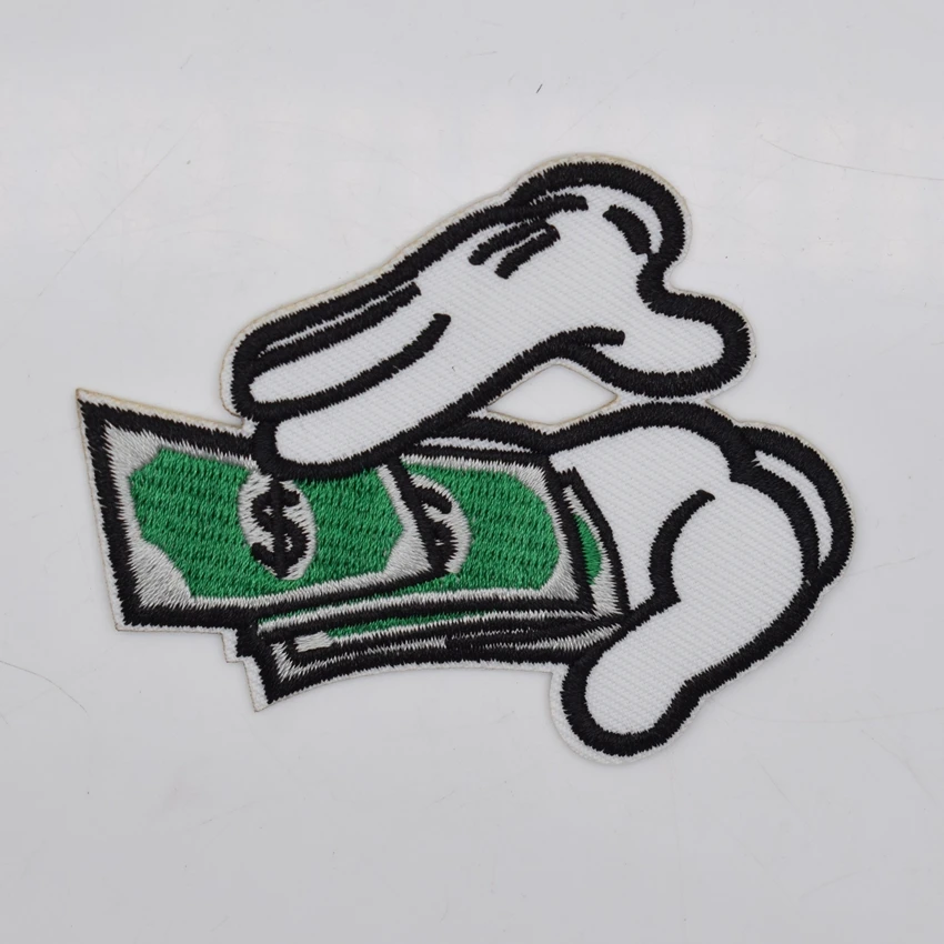 Нашивка с подсчетом денег крутая наклейка на одежду сумку куртку аксессуар