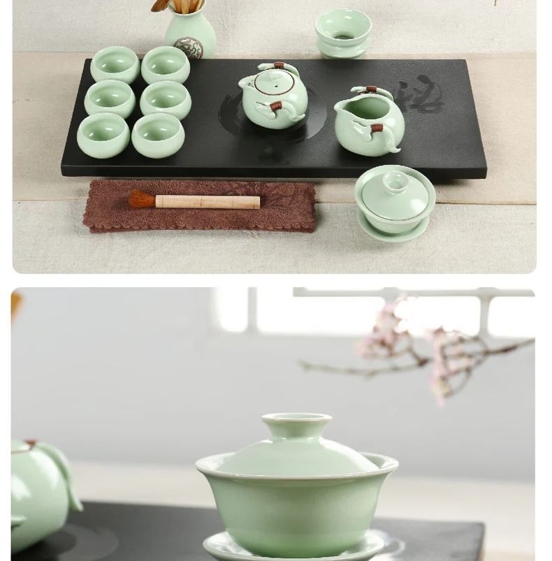 TANGPIN wujin каменный чайный поднос чайная доска кунг-фу чайные подносы Настольный камень