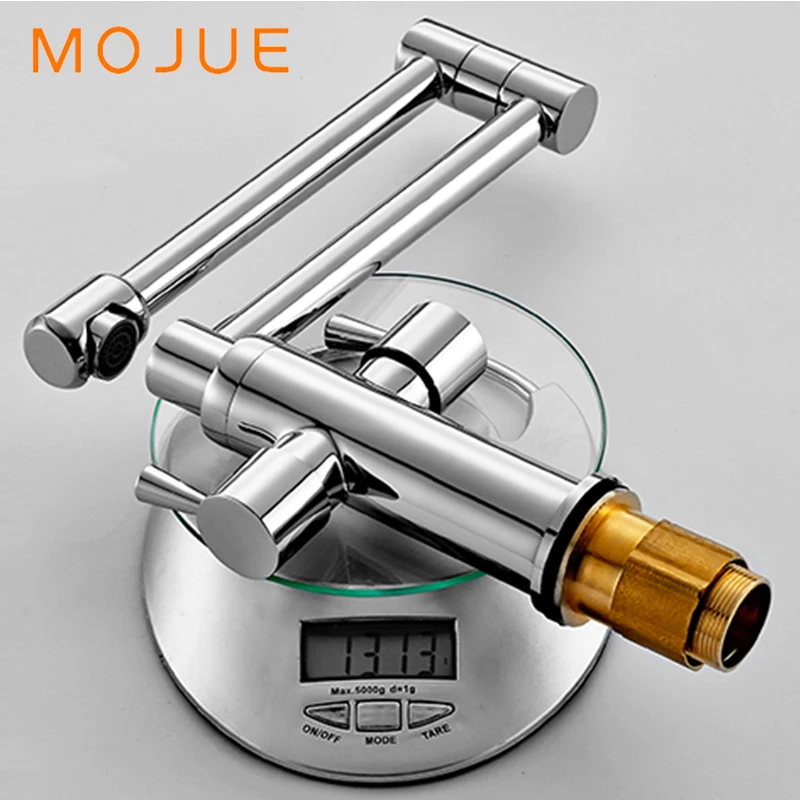 MOJUE retro folding kitchen sink faucets spray faucet flexible tap basin mixer double handle MJ8253 | Обустройство дома