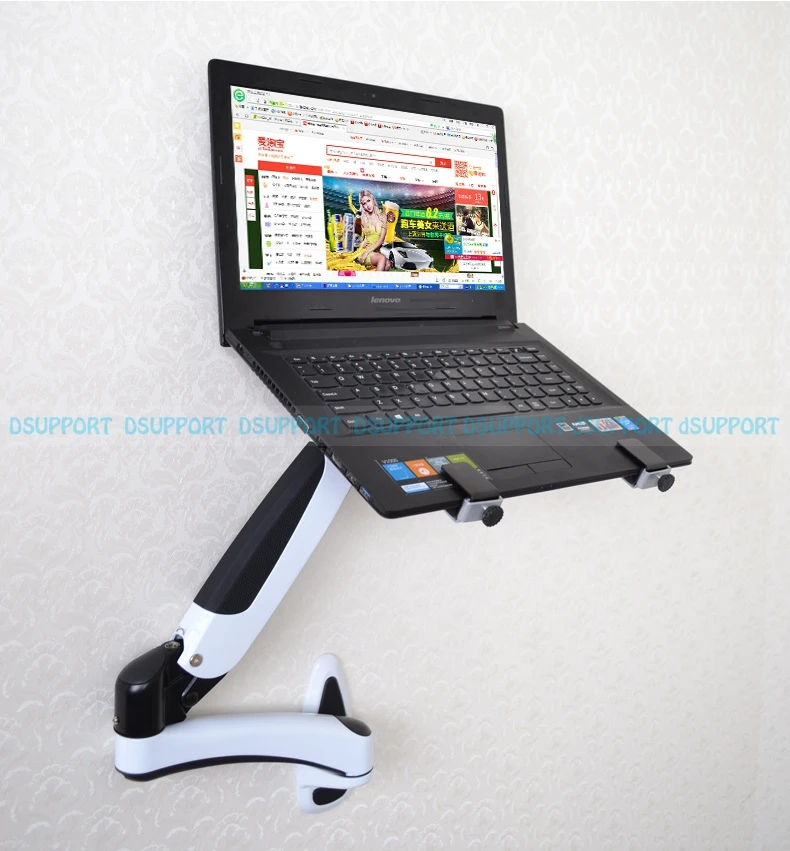 Настенный держатель для ноутбука кронштейн из алюминиевого сплава с газовой