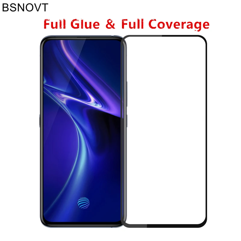 2 шт. для Vivo Z5x стекло полное покрытие клея протектор экрана телефона закаленное