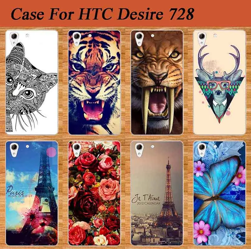 Новое поступление высокое качество чехол на заднюю панель для HTC Desire 728 dual sim