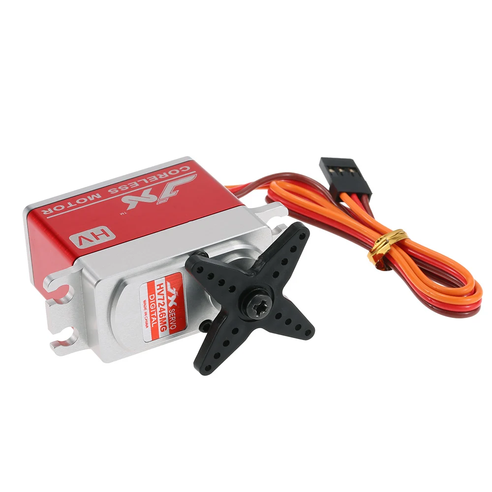 JX PDI-HV7246MG 46 кг металлическая передача цифровой высокого напряжения Coreless стандартный сервопривод для RC автомобилей 550-700 самолет вертолет
