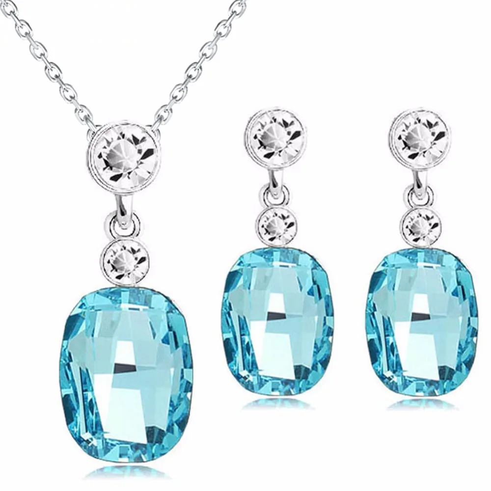 Женское Ожерелье из австрийского хрусталя белое золото 80173|necklace jewelry|brand jewelryfashion