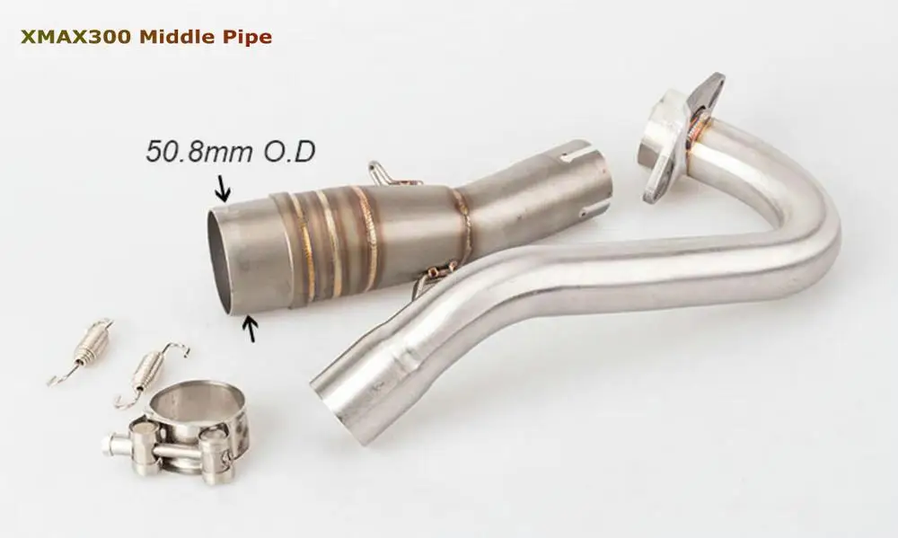 Xmax pipe Akrapovic выхлопной мотоцикл Xmax 250 модифицированный выхлоп глушитель Xmax 300 слипоны для YAMAHA Xmax серии скутеров - Цвет: Xmax pipe