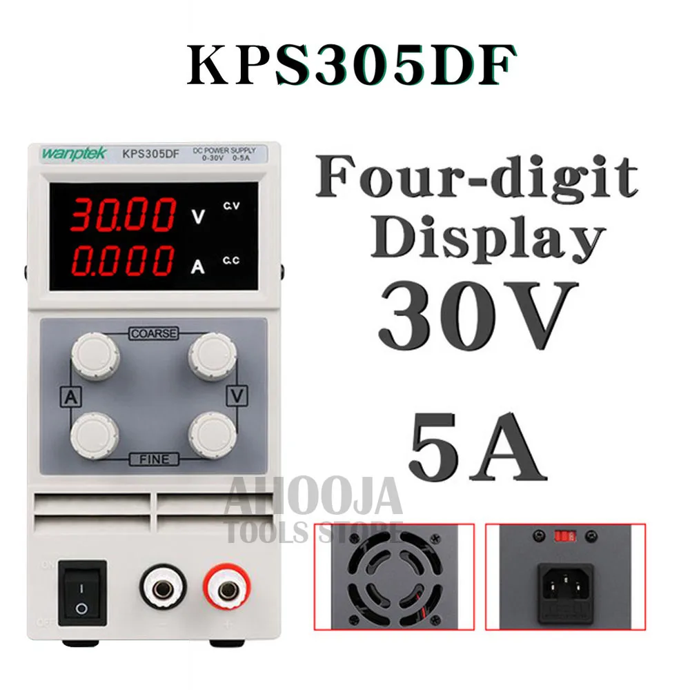 Wanptek KPS305D/DF 30 в 5A светодиодный дисплей Регулируемый импульсный источник питания ремонт ноутбука паяльная лаборатория DC Регулируемый тестовый источник питания