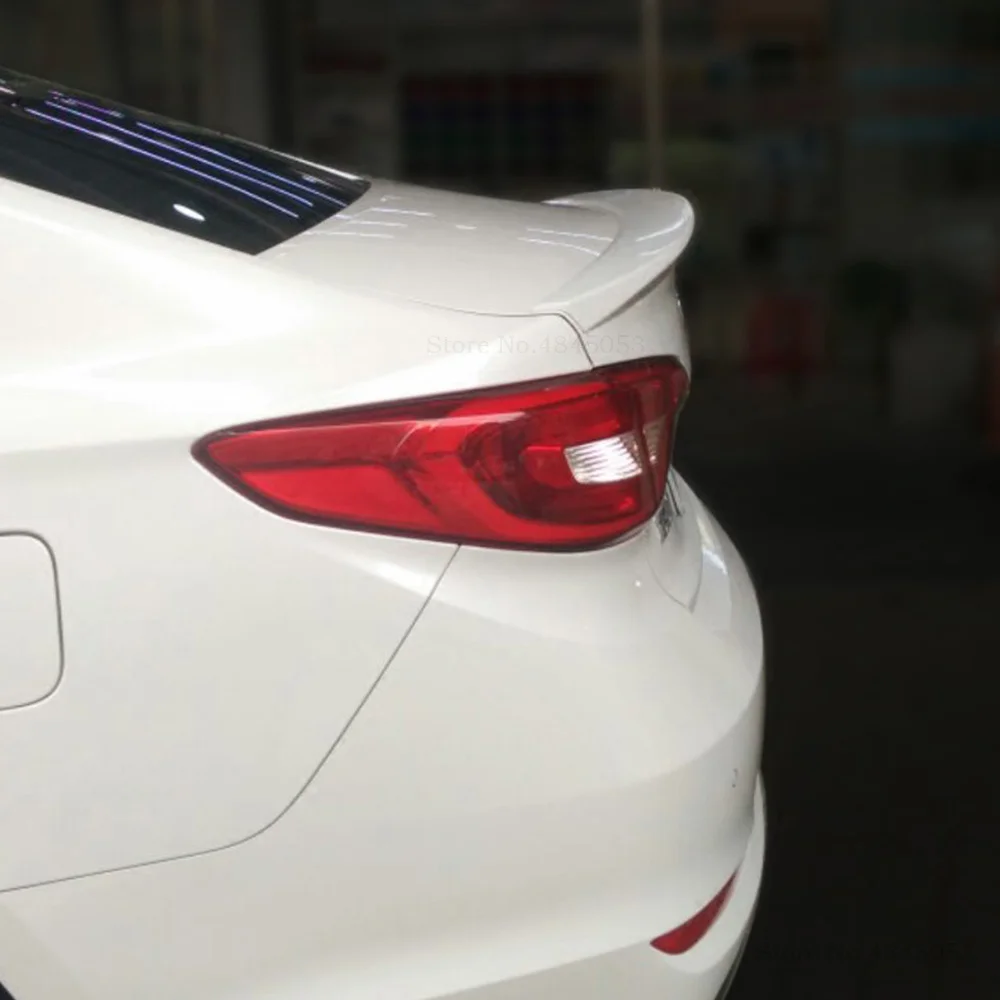 Для Hyundai Sonata 2015 2016 2017 ABS пластик задний багажник для губ загрузки крыло